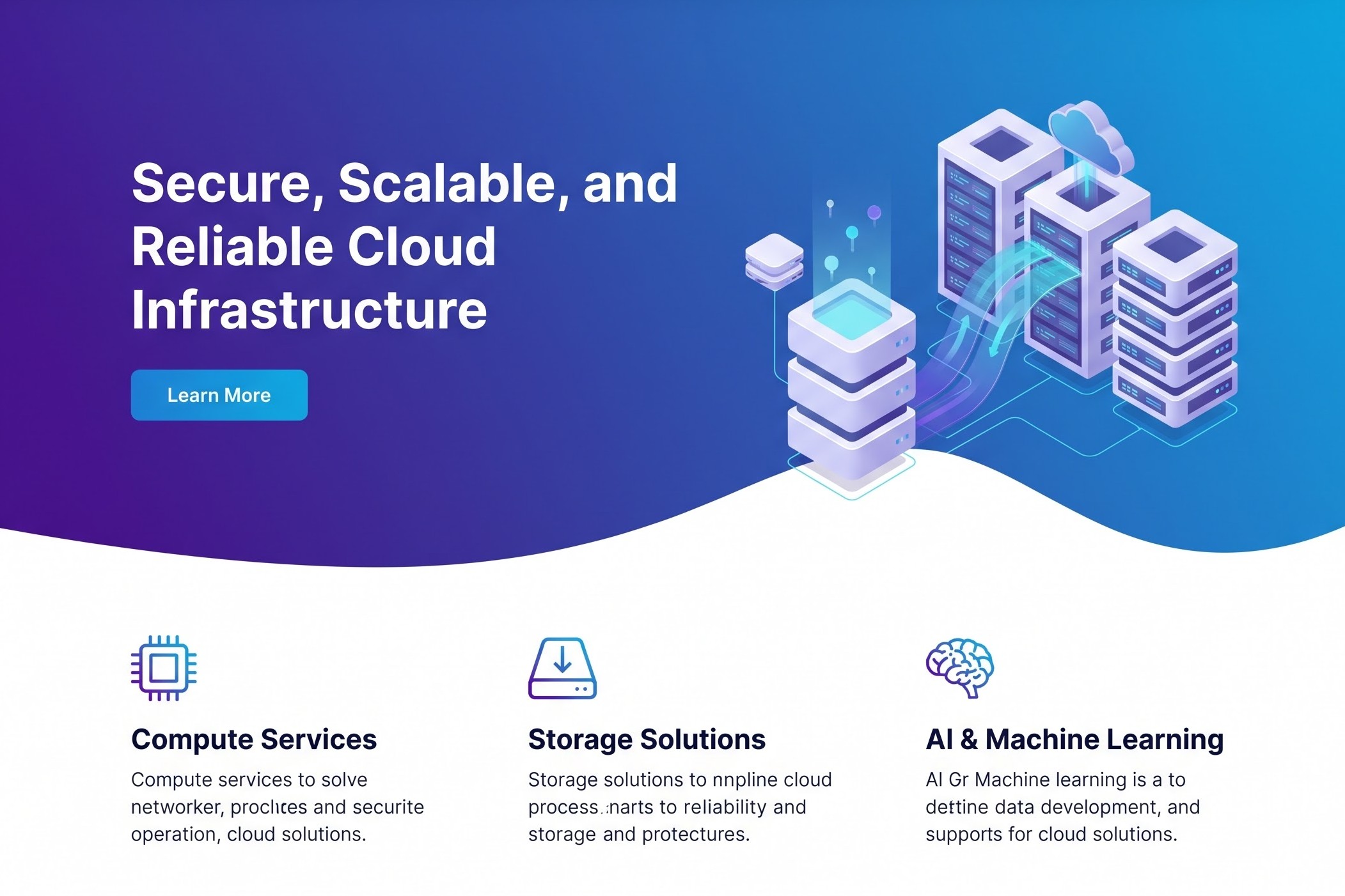 LenxTech — secure cloud infrastructure page